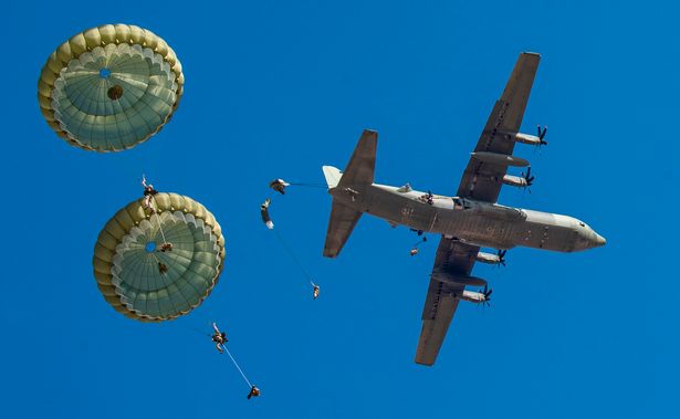 Biggest airdrop in Middle East by Brits since Suez