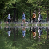 A park in Seoul on June 1 | REUTERS