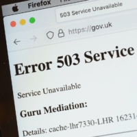 An error message on a website affected by the Fastly cloud hosting service outage | GETTY IMAGES / VIA BLOOMBERG