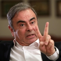 Former Nissan chairman Carlos Ghosn speaks in an interview in Beirut on Jan. 14, 2020. | REUTERS