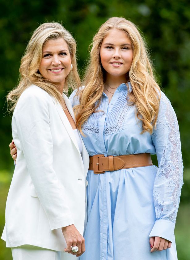 Queen Maxima of The Netherlands and Princess Amalia of The Netherlands