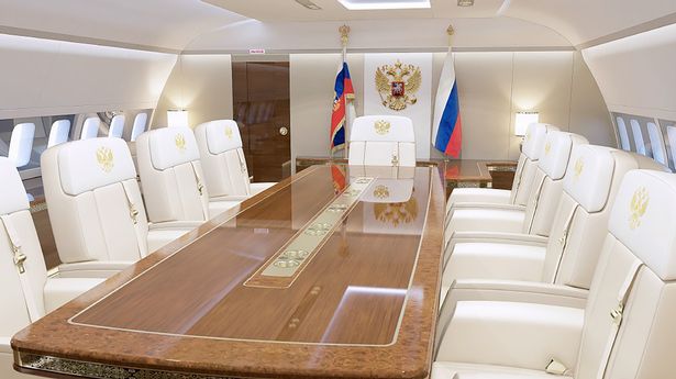 Inside Putin's plane