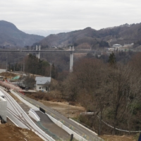 Construction of the Yanba Dam in Naganohara, Gunma Prefecture, in December 2012.  | REUTERS