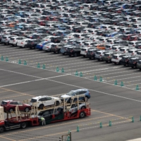 Exports of both cars and auto parts more than doubled from a year earlier in May, with demand for the auto-related Japanese products particularly strong in the United States. | BLOOMBERG