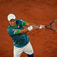 Kei Nishikori is headed for his fourth straight Summer Olympics.  | AFP-JIJI