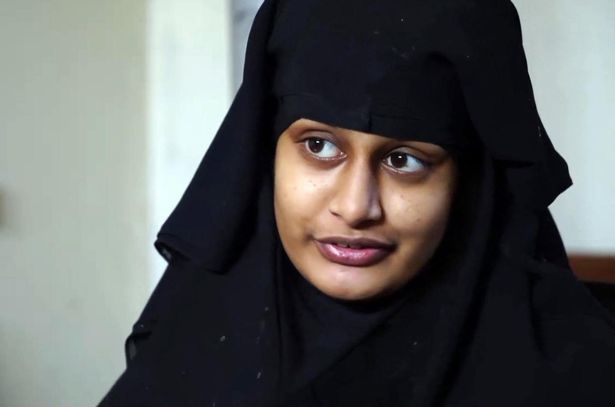 Shamima Begum has now ditched the black burqa she was seen wearing when she was first tracked down to the camp