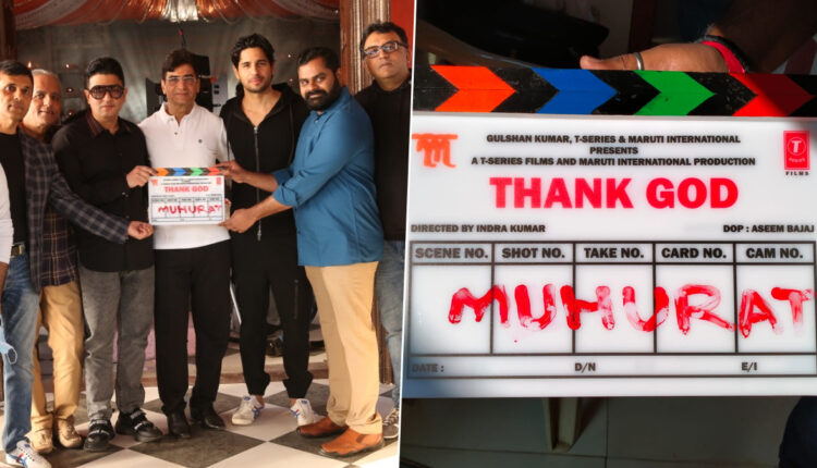 Thank God: Sidharth Malhotra to Resume Shoot of Ajay Devgn, Rakul Preet Singh's Slice of Life Comedy in July