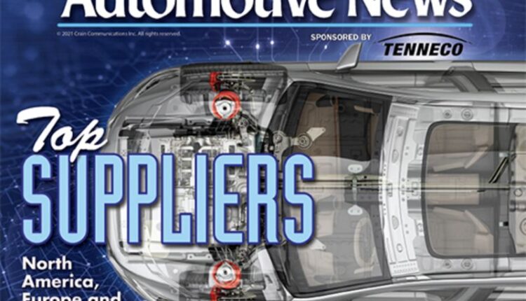 Top auto suppliers took a whack, but could have been worse