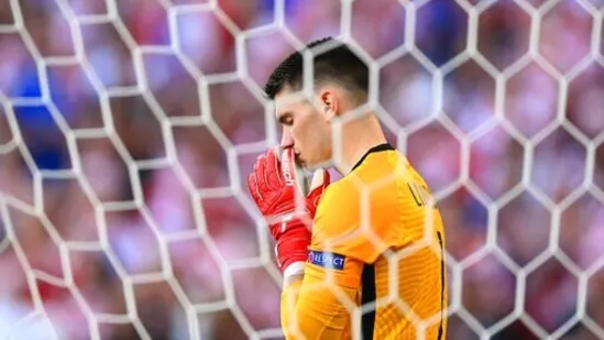 Dominik Livakovic denied Koke and Spain the equalizer in the 16th minute when he charged off his line in a one-on-one situation to make the save,(AP)