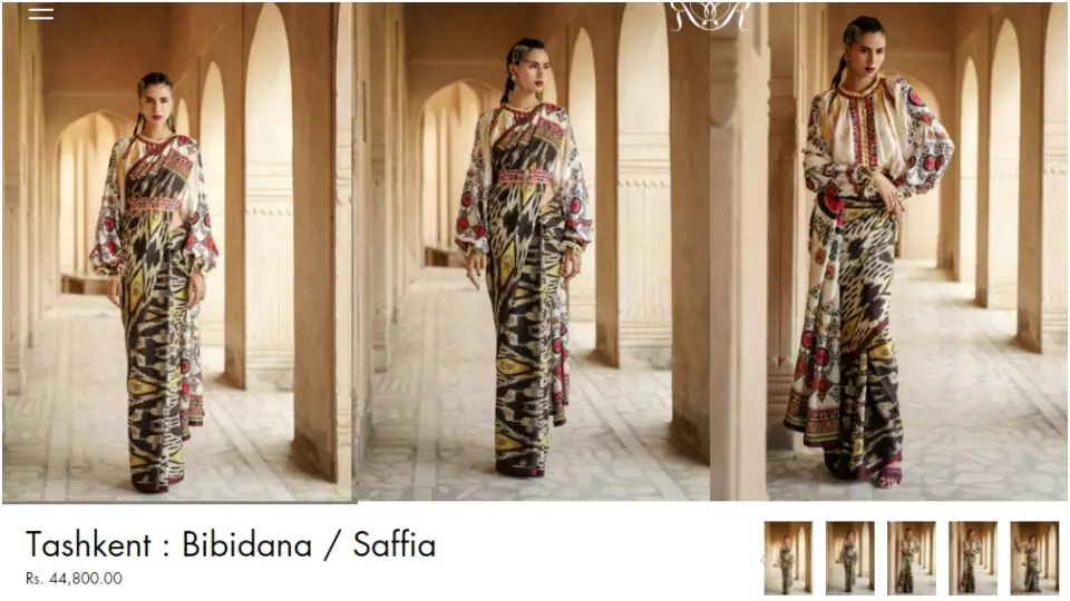 The Saffia silk saree.(rajdeepranawat.com)