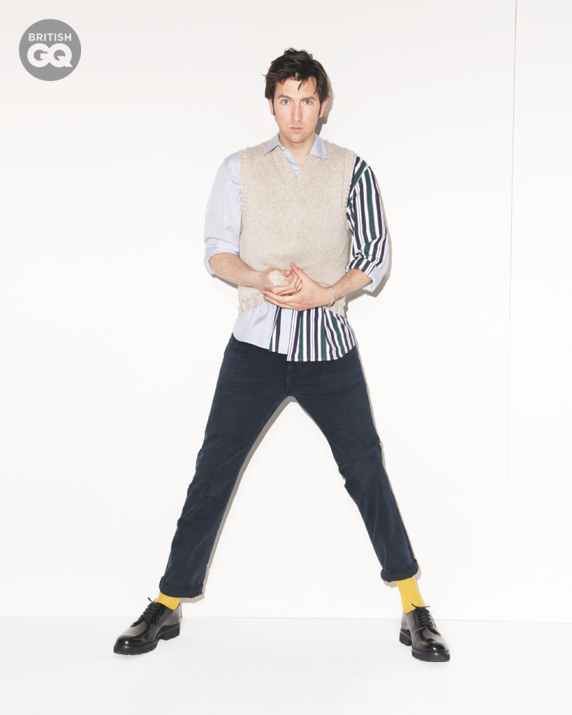 Nicholas Braun for British GQ. CREDIT: Jennifer Livingston