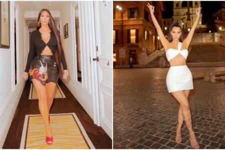 Kim Kardashian Goes from Being Hot to Hotter In Her Recent Holiday Pictures