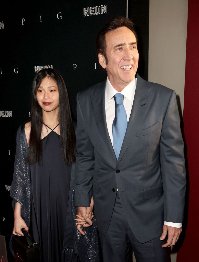 Riko Shibata and Nicolas Cage – Photo: Kevin Winter/Getty Images