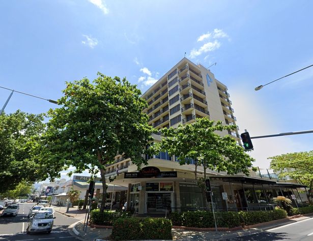 She managed to escape from the Cairns Pacific International Hotel