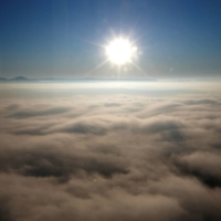 A sunrise is seen from Thyssenkrupp's test tower in Rottweil, Germany, in January 2020. | REUTERS