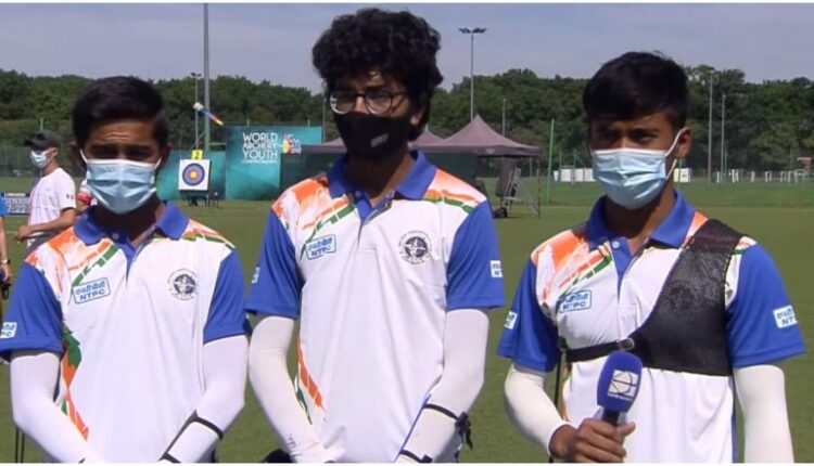 India Win Gold Medal in Cadet Recurve Boys Team Event at World Archery Youth Championships 2021