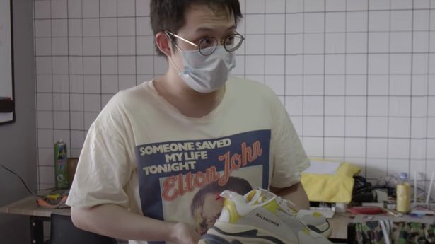 Chan, the owner of Chan Sneakers, has sold thousands of fake trainers to Brits