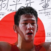 Japanese Olympic wrestler Shohei Yabiku claimed the bronze medal in the men's Greco-Roman welterweight category at Makuhari Messe in Chiba on Tuesday.  | REUTERS