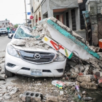 A damaged area in Les Cayes, Haiti, on Sunday following a 7.2 magnitude earthquake on Saturday | REUTERS