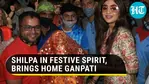 Shilpa Shetty chants 'Ganpati Bappa Maurya', welcomes Lord Ganesha home