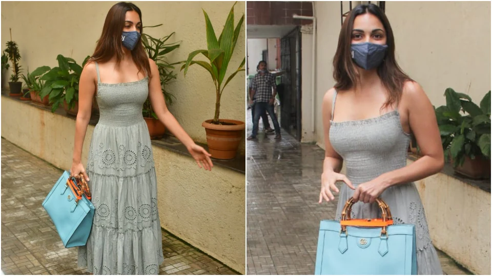 Kiara Advani enjoys an outing in Mumbai. (HT Photo/Varinder Chawla)