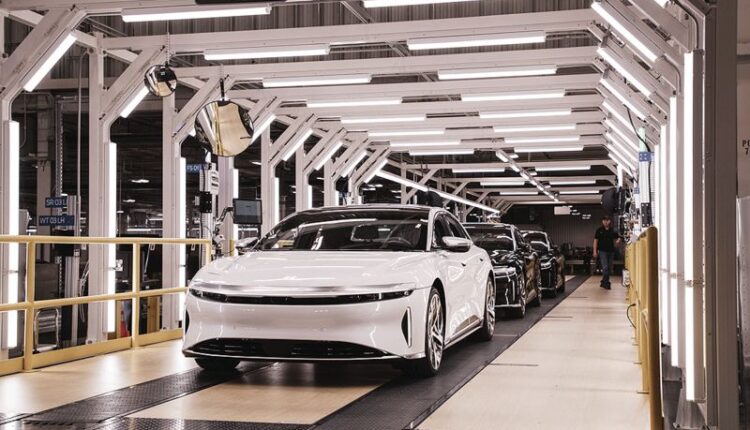 Lucid begins Air EV production at Ariz. plant