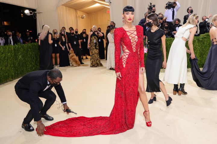 Straight from her headline grabbing VMAs appearance, Megan Fox rocks yet another attention grabbing look. Photo: Getty