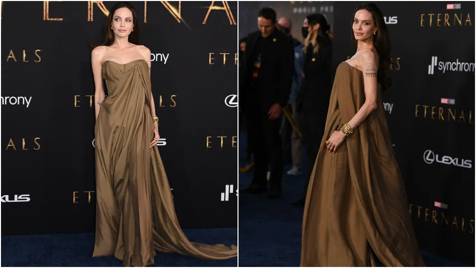 Angeline Jolie at Eternals premiere.&nbsp;