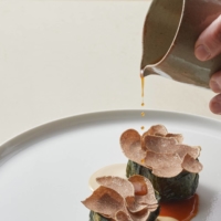 White Alba truffles are a part of chef Guillaume Bracaval’s menu at Est, which recently earned a Michelin star. | COURTESY OF FOUR SEASONS HOTEL TOKYO AT OTEMACHI
