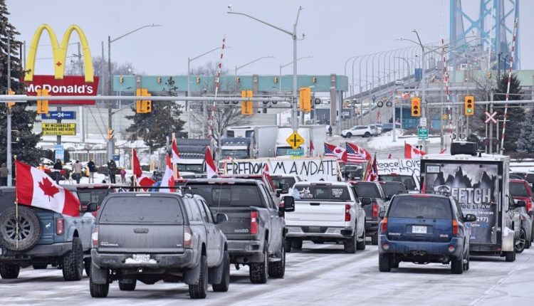 Bridge blockade between U.S. and Canada threatens automotive industry's 'fragile supply chains'