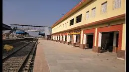 Jaynagar railway station in Bihar’s Madhubani district. (HT Photo)