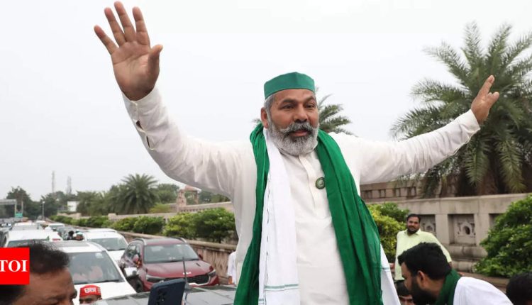 bku: Tikait launches dharna over arrest of BKU members; calls it off after talks with officials | India News