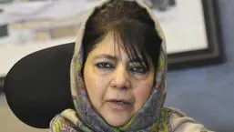 PDP president Mehbooba Mufti was previously too placed under house arrest and prevented from travelling to different parts of Kashmir. (HT file photo)