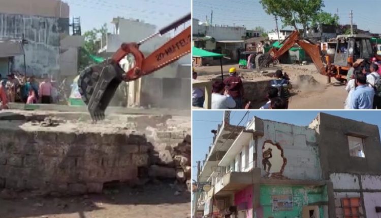 Gujarat: Encroachment Drive Carried Out in Himmatnagar in Sabarkantha District