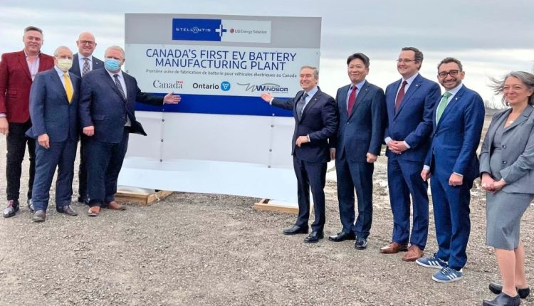 Massive Stellantis-LG $4 billion EV battery plant in Canada will 'create a new supply chain'