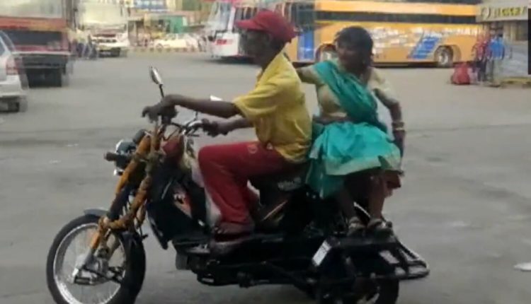 Beggar buys ₹90,000 bike after wife complains of backache, spends life savings