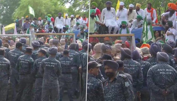 Punjab: Farmers Marching Towards Chandigarh To Protest Against State Govt Stopped by Police