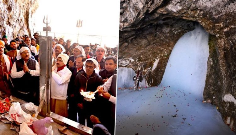 Jyestha Purnima 2022: 'Pratham Puja' Performed at Holy Cave Shrine To Mark the Beginning of the Annual Amarnath Yatra