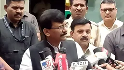 Mumbai, June 26 (ANI): Shiv Sena leader Sanjay Raut speaks to the media on Maharashtra Political Crisis, in Mumbai on Sunday.