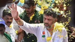 Asked about him specifically mentioning November 27 as the date of announcement, Karnataka Congress chief DK Shivakumar said, “We too get certain information, as you people (reporters) get.” (PTI)