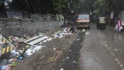 Road digging work underway near SB road in Pune. (HT FILE PHOTO)