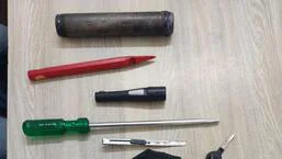 The tools that have been seized from the accused HT Photo