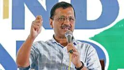 Delhi chief minister Arvind Kejriwal’s visit to Hisar assumes significance in the wake of the by-poll to the Adampur assembly seat which was necessitated following the resignation of Kuldeep Bishnoi from the Haryana assembly as an MLA. (ANI)