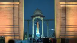 A statue of Subhash Chandra Bose. (Hindustan Times)