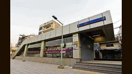 New Delhi, India - May 22, 2018: A view of the Munirka metro station on the Magenta line, in New Delhi, India, on Tuesday, May 22, 2018. (Photo by Vipin Kumar/ Hindustan Times) (Vipin Kumar/HT PHOTO)