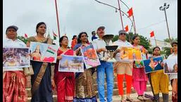 Members of Namami Gange celebrate the court’s order in Gyanvapi case. (Sourced)