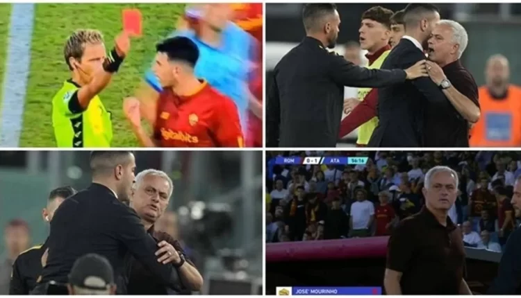 Angry Jose Mourinho storms to pitch, almost clashes with referee - Watch | Football News