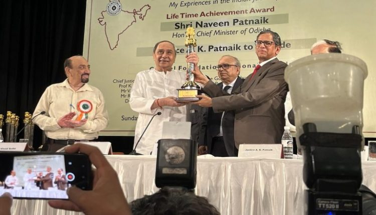 Odisha CM Naveen Patnaik Conferred With Lifetime Achievement Award in Delhi