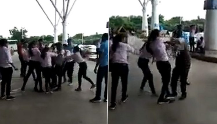Raipur: Man Thrashed by Group of Women Over Money Dispute at Swami Vivekananda Airport, Video Goes Viral