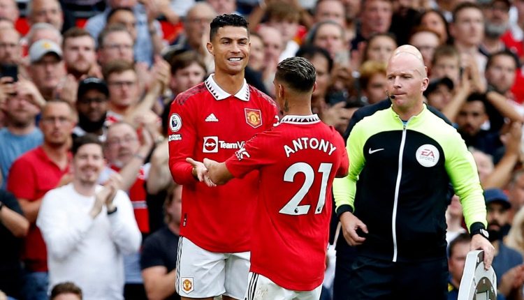 WATCH: Ronaldo's reaction to Antony's debut goal for Man Utd is pure gold | Football News